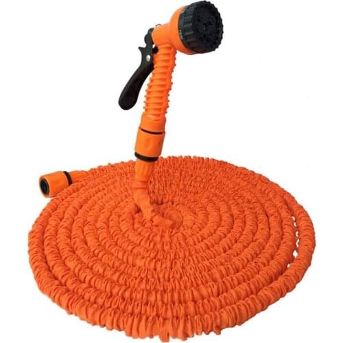 Expandable Magic Flexible Garden Hose Plastic Pipe with Spray Gun Irrigation Water Hose High Pressure Car Wash Spray Hose Reel