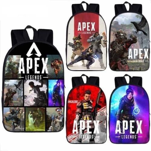 Apex Legends Backpack For Teenager Boys Girls Children School Bags Gibraltar Bloodhound Hero Figure Backpack Kids Book Bag Gift