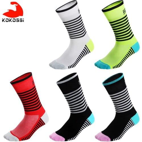 KoKossi Outdoor Sports Cycling Socks Breathable Wear-resistance Skin-friendly Hiking Climbing Running Football Basketball Socks