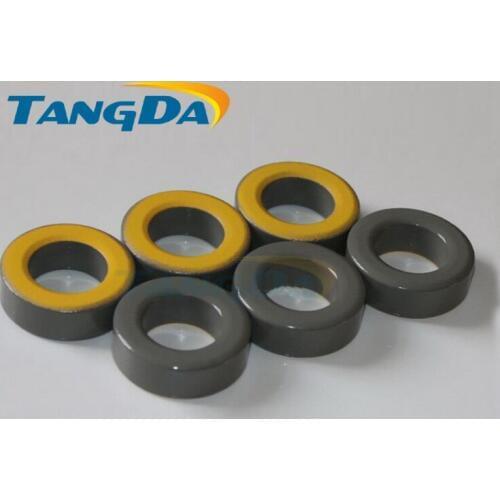 Tangda Iron powder cores T200-33 OD*ID*HT 51*31*14.5 mm 37nH/N2 33ue Iron dust core Ferrite Toroid Core toroidal yellow gray