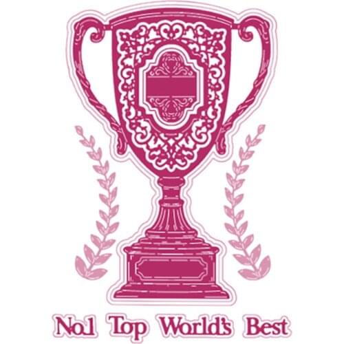 Trophy Card Shape Metal Cutting Die Scrapbook Embossed Paper Card Album Craft Template Cut Die Stencils New for 2021 Arrive