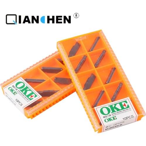 OKE 10pcs/lot High Precision High Performance High Strength CNC MGMN300-M OP1215 Industry Carbide Inserts External Turning Tool