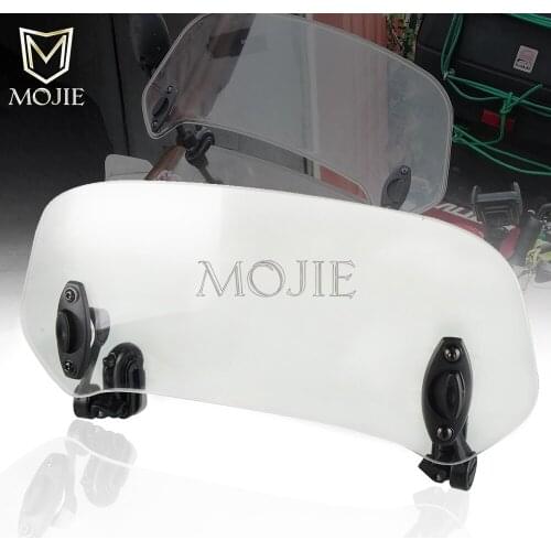 Motorcycle Windshield Extension Spoiler Windscreen Air Deflector For YAMAHA XS 500 650 750 850 XSR 700 900 XT600 E Z TENERE