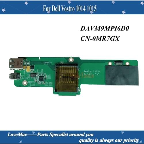USB Card Reader Board For Dell Vostro 1014 1015 PC PN CN-0MR7GX 0MR7GX DAVM9MP16D0 100% works