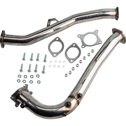 3" Turbo High Flow Catted Downpipe Exhaust Pipe for Subaru WRX Base Sedan 15-18
