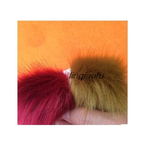 High imitation fox plush fabric , high quality fox plush fabric
