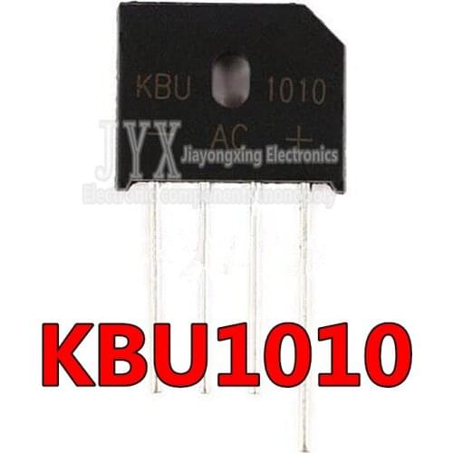 5PCS KBU1010 KBU-1010 10A 1000V diode bridge rectifier new and original IC ZIP-4