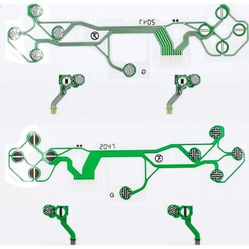 1Set Replacement Conductive Film LR Function Cross Key Flex Button Ribbon Cable For PS5 Repair Part Accessories