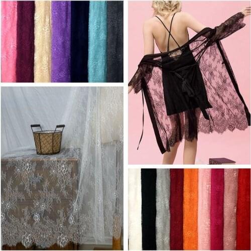 3Meters 16Colors Eyelash lace accessories diy clothing home wedding dress decorative fabric