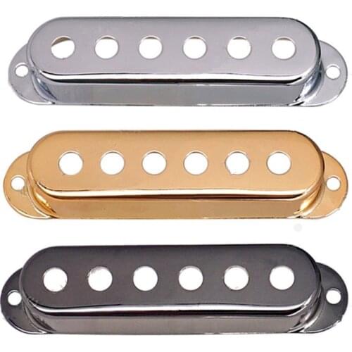 3 Pcs Brass Single Rail Humbucker Pickups Pickup Covers for Electric Guitar accessories parts three colors can be choosed