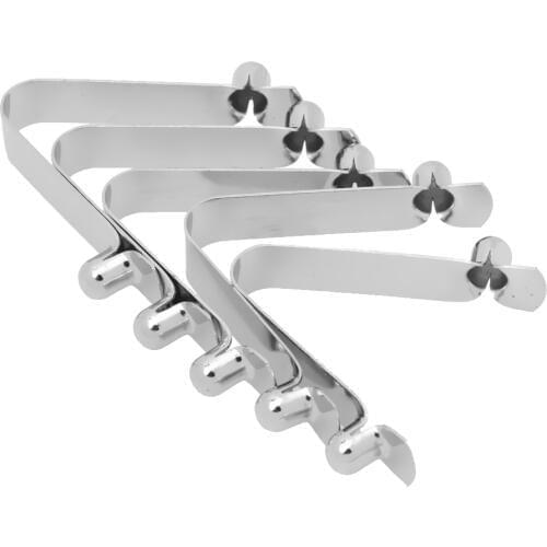 5x Kayak Paddle Push Snap Clip Spring Snap Clip Locking Tube Double Pin 6mm Stainless Steel