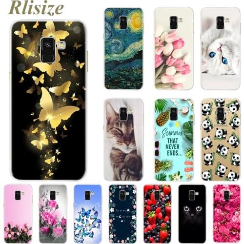For Samsung Galaxy A8 2018 Cases Covers for Samsung A8 2018 A530F Case TPU Silicone Soft Cover for Samsung Galaxy A8 2018 Bumper