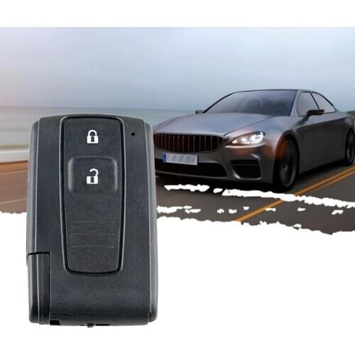 2 Button Mini Remote Key Case Remote Key Case For Toyota Prius For Corolla Verso Toy43 Blade