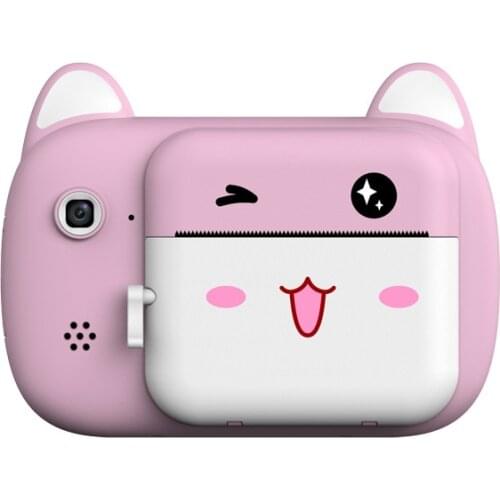 Kid toys Cartoon Smart Childrens Camera Thermal Instant Printing Digital SLR Camera Toy Gift photography camera kid toys