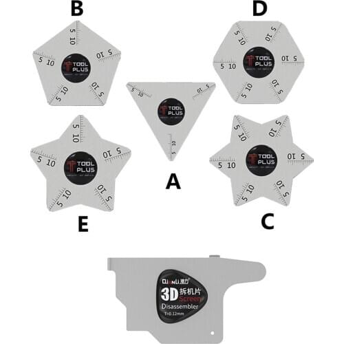 QIAN LI Stainless Steel Pry Tool Ultra Thin Stainless Steel LCD Screen Opening Tools Multi Type Thin Pry Blade Smartphone DIY