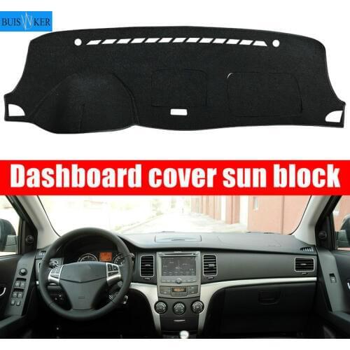 Dashboard Cover Sun Shade Non-slip Dash Mat Pad Carpet Car Stickers Interior Accessories For SsangYong Korando 2011 2012 2013