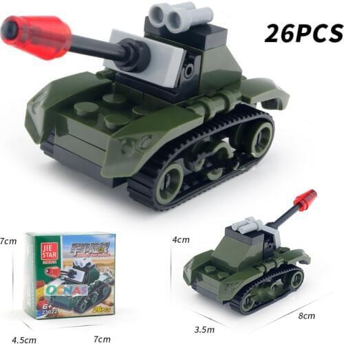 Mini Building Blocks Military Series Christmas Birthday Gift Kids Assembly Toy Tank Educational Toys For Children Blocks Bricks