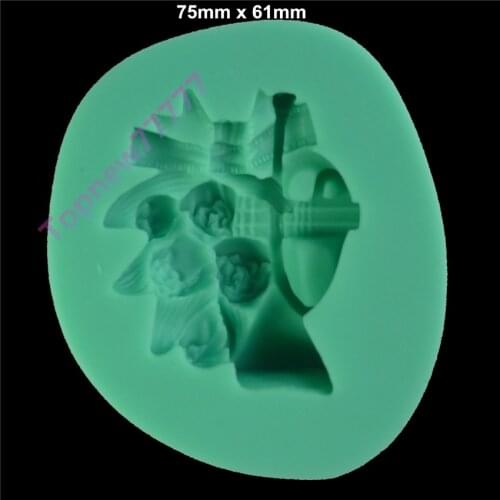 Modelling of peony horn mold fondant Cake decoration mold flowers molds tools 100% Food grade material 2237