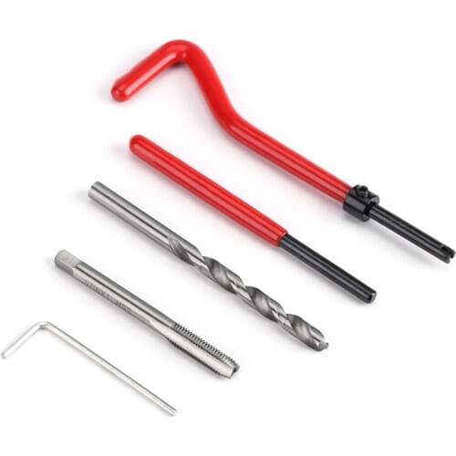 30 Piece M5/M6/M8 Thread Repair Insert Kit Compatible Hand Tool Set for Processing Machinery Auto Repairing Tools