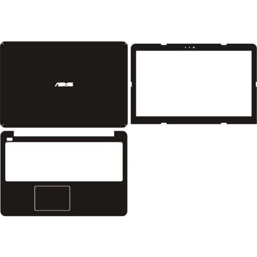 KH Laptop Sticker Skin Decals Cover Protector Guard for ASUS E502