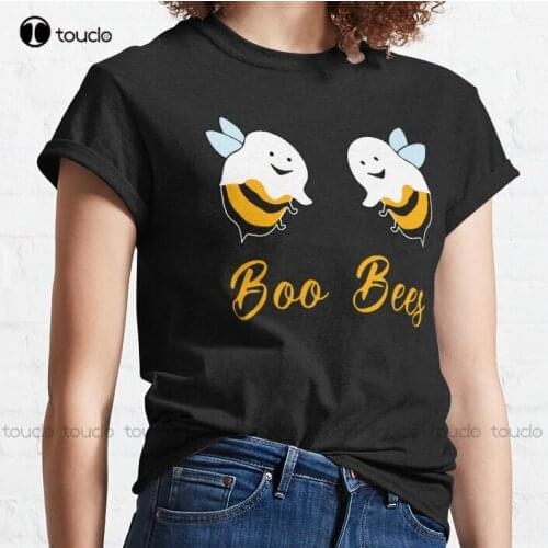 New Boo Bees Classic Halloween T-Shirt Women Mens Shirt Cotton Tee Shirt S-3Xl