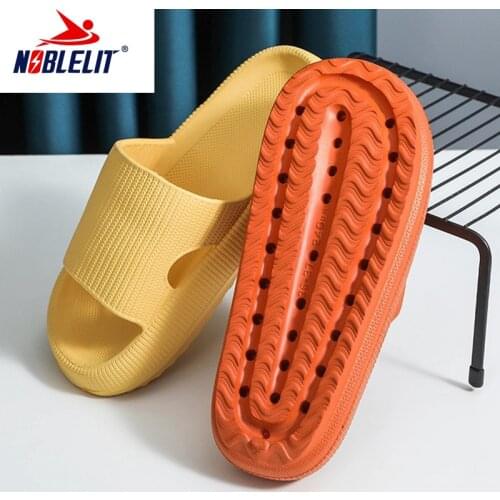 Women Thick Sole Home Slippers 4.5Cm Heel Ladies Platform Flat Shoes Non-Slip Eva Living Room Indoor Slides Women Man Slippers