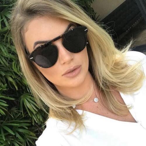 Fashion Polygon Sunglasses Men Women Brand Design Personality Metal Decoration Oversized Frame Retro Trend Unisex Glasses UV400