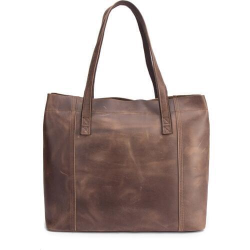 Woman Man Handbags Genuine Leather Totes Big Shopping Bags High Capacity Mother Package Fashion Business Travel School Bag Gift