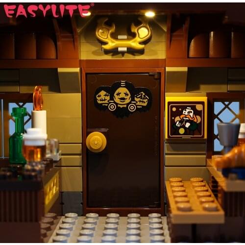 LED Light Kit For 76388 Village Visit Collectible Model DIY Toys Blocks Bricks Only Lighting Kit Not Include Model