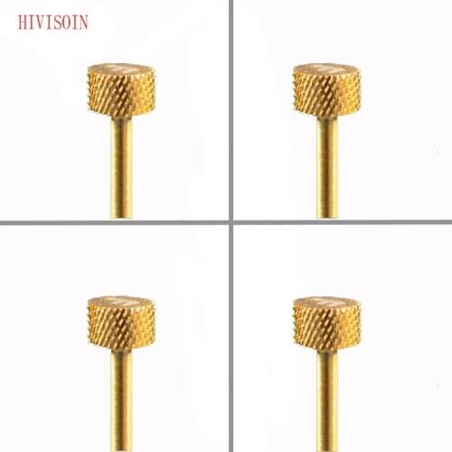 HIVISOIN Carbide Nail Drill Bit - 2-Week Backfill Bit - F (Gold)