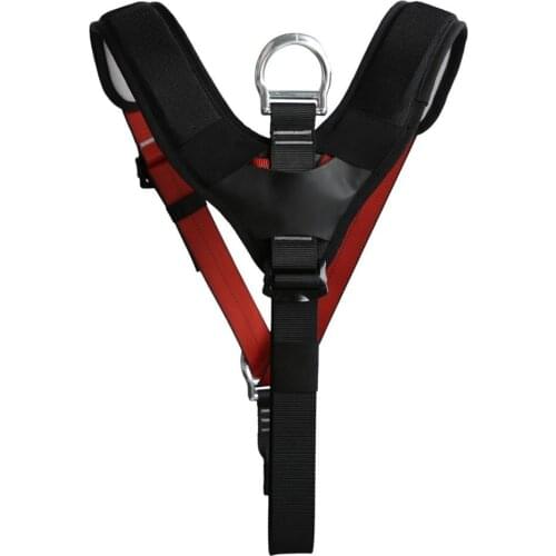 Outdoor Rock Climbing Hiking Rescue Aerial Work Caving Equipment Adjustable Upper for Body Safety Belt Shoulder Strap Harness