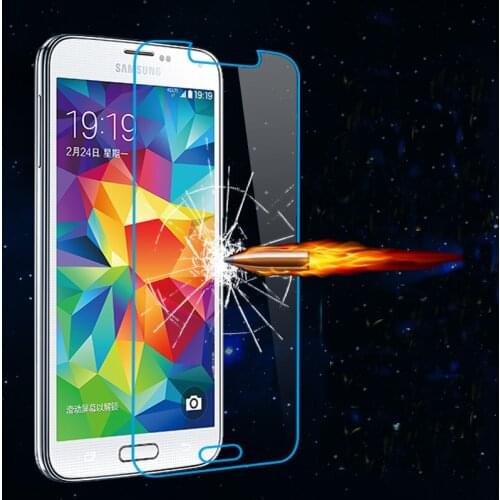 Tempered glass screen protector for Samsung galaxy S S2 S3 NOTE2 3 4 5 Duos protector HD clear film guard Crystal Shield