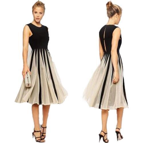 Women Sexy sleeveless slim dress Christmas elegant party dress vest summer dress lady Casual fashion dress S-2XL