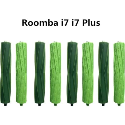 4set Washable Accessories Main Turbo Roller Green Brush For irobot Roomba i7 i7 Plus +i7P E5 E6 Robot Vacuum Cleaner Parts Kits