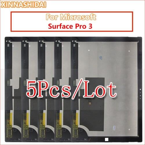 5Pcs/lot For Microsoft Surface Pro 3 (1631) TOM12H20 V1.1 LTL120QL01 003 LCD Display Touch Screen Digitizer Assembly Replacement