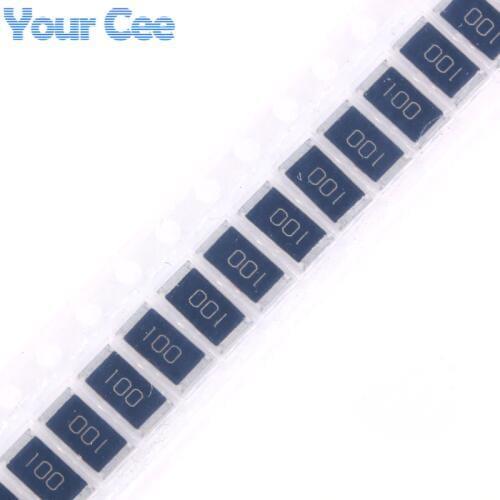 50 pcs 2512 SMD Chip Resistor 10 ohm 10R 100 1W 5% Passive Electronic Component