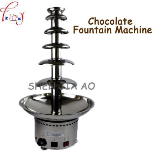 6 Layer commercial chocolate fountain, wedding fountain Chocolate Fountain Machine DIY Chocolate Hot Pot 110/220V 1PC