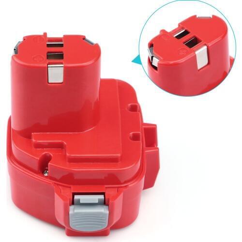 MELASTA Ni-Cd 12V 2100mAh Power Tool Battery for Makita 1220 PA12 1222 1233S 1233SA 1233SB 1235 1235A 1235B 192598-2 6271D