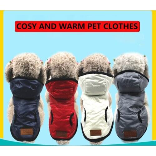 Pet Accessories Winter Clothes For Dog Cosy Warm Puppy Kitten Down Jacket Small-Medium Dogs Clothing Teddy Chihuahua Cat Costume