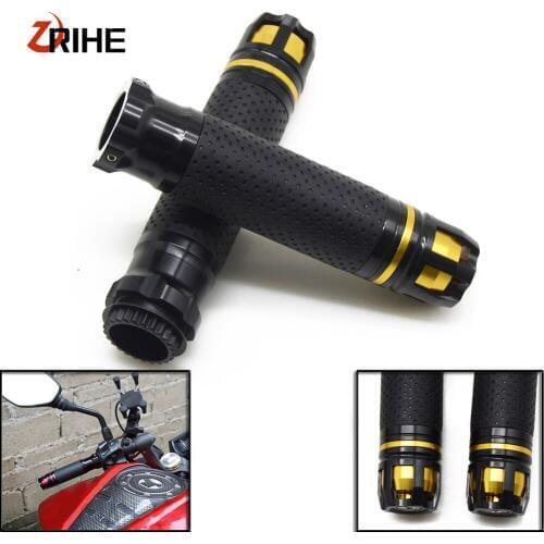7/8" Motorcycle CNC Accessories Handle Grips Motorbike Handlebar Ends For Suzuki gsxr 1000 GSXR600 GSXR750 b-king B-KING gsr 600