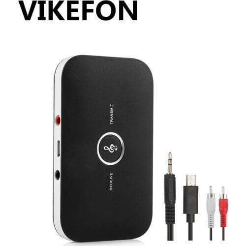 Bluetooth 5.0 Audio Transmitter Receiver 2 In 1 3.5mm AUX Jack RCA Stereo Music Wireless Adapter For Car Headphone Speaker TV PC
