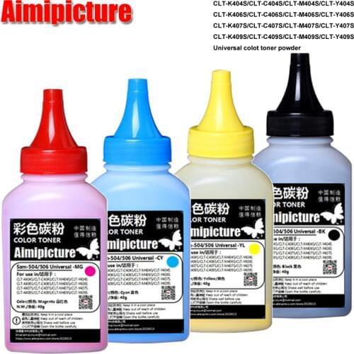 CLT-K407S CLT-C407S CLT-M407S CLT-Y407S 407 407S CLT-407S Color Toner For Samsung CLP-320/321/325/326 CLX-3285/3185/3186 40G*4