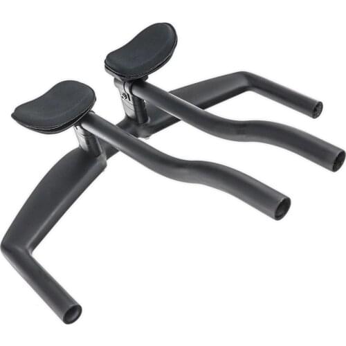 New Carbon Bicycle TT Handlebar More light weight Cycling Racing Bicycle 31.8mm Extension Triathlon TT Handle bar size 400/420mm