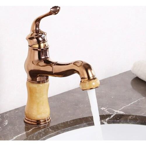 Brass Bathroom Basin Faucet Single Handle Vintage Bronze High Old Retro Faucet Hot And Cold Bath Mixer Washbasin Taps