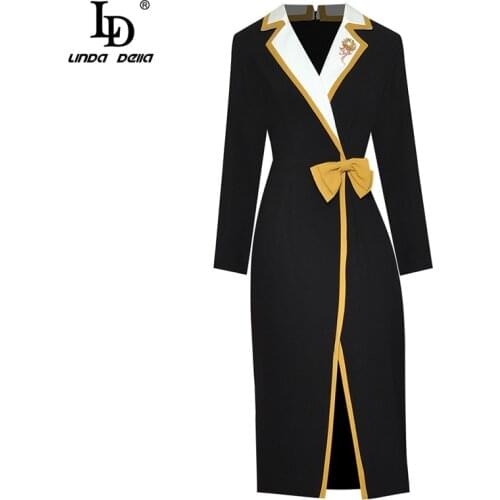 Женские повседневные платья LD LINDA DELLA China At AliExpress