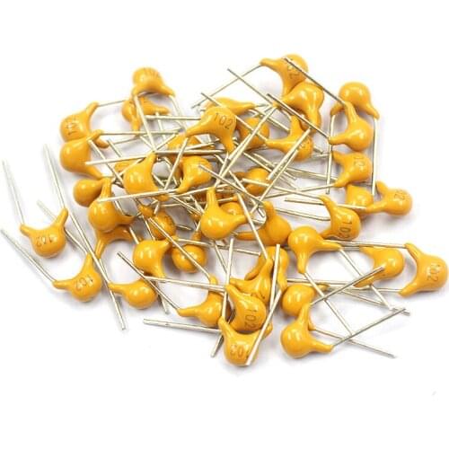 100pcs 50V Monolithic Ceramic Capacitor 10PF ~ 10UF 22PF 47NF 220NF 1NF 4.7UF 1UF 100NF 330NF 0.1UF 102 104 105 106 103 473 334