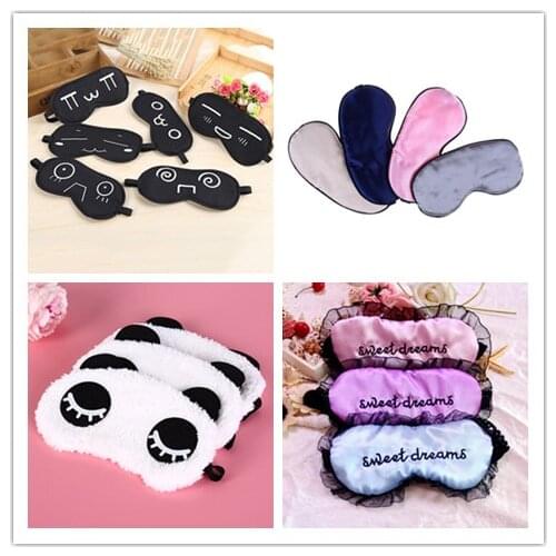 NEW 1Pc 3D Sleeping Lace Eye Fashion Sleeping Eye Mask Blindfold Travel Portable Rest Patch Blinder Shade Nap Eyepatch