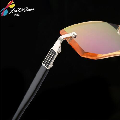 2017 new Brown Rimless Reading Glasses Men Women Frameless Points For Male Reader Mens Presbyopia 1.0 1.5 2.0 2.5 3.0 3.5 4.0