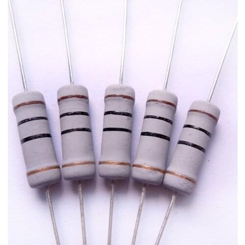 3w 9.1 10 12 15 18 20 22 24 27 30 33 36 39 43 47 51 56 62 68 75 82 91 100 ohm Resistance Original New Metal Oxide Film Resistor