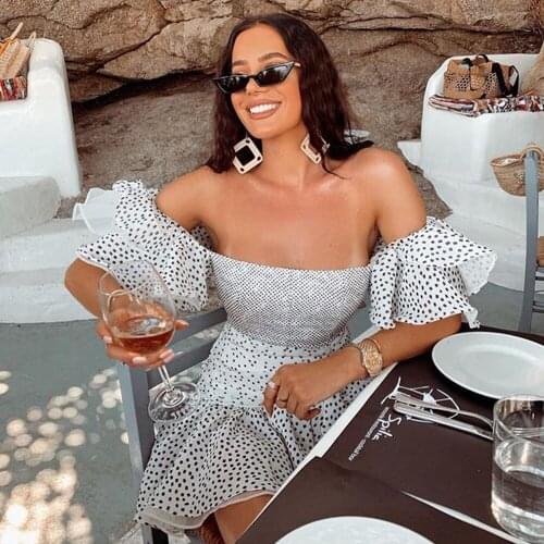 Sexy Women Off The Shoulder Mini Bodycon Party Dress